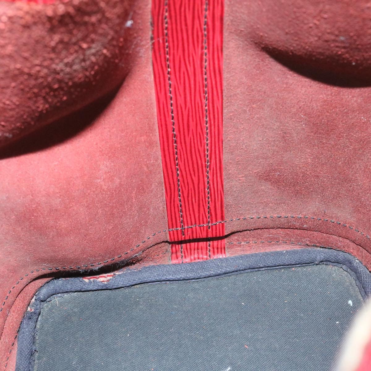 LOUIS VUITTON Epi Noe Shoulder Bag Red M44007 LV ds396