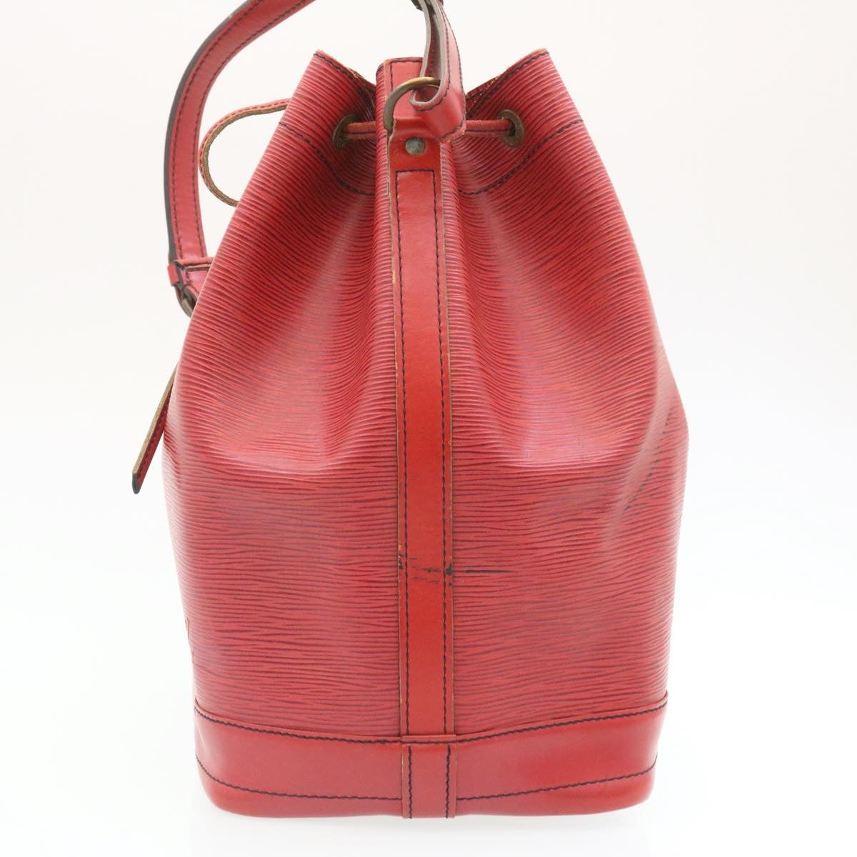 LOUIS VUITTON Epi Noe Shoulder Bag Red M44007 LV ds396
