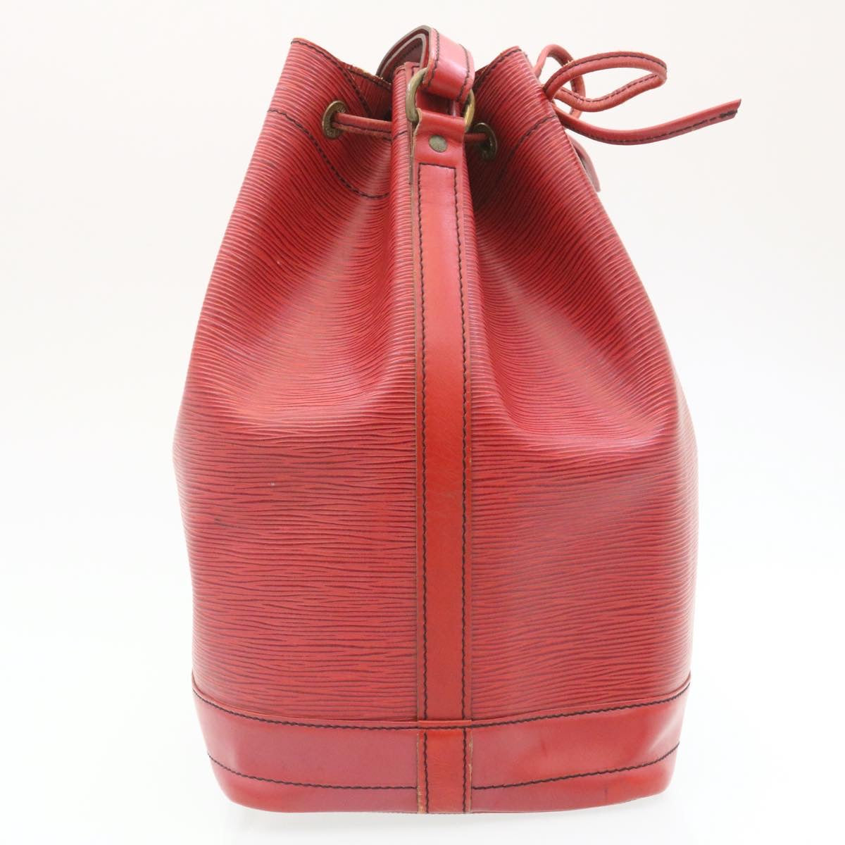 LOUIS VUITTON Epi Noe Shoulder Bag Red M44007 LV ds396