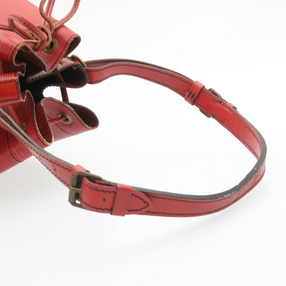 LOUIS VUITTON Epi Noe Shoulder Bag Red M44007 LV ds396