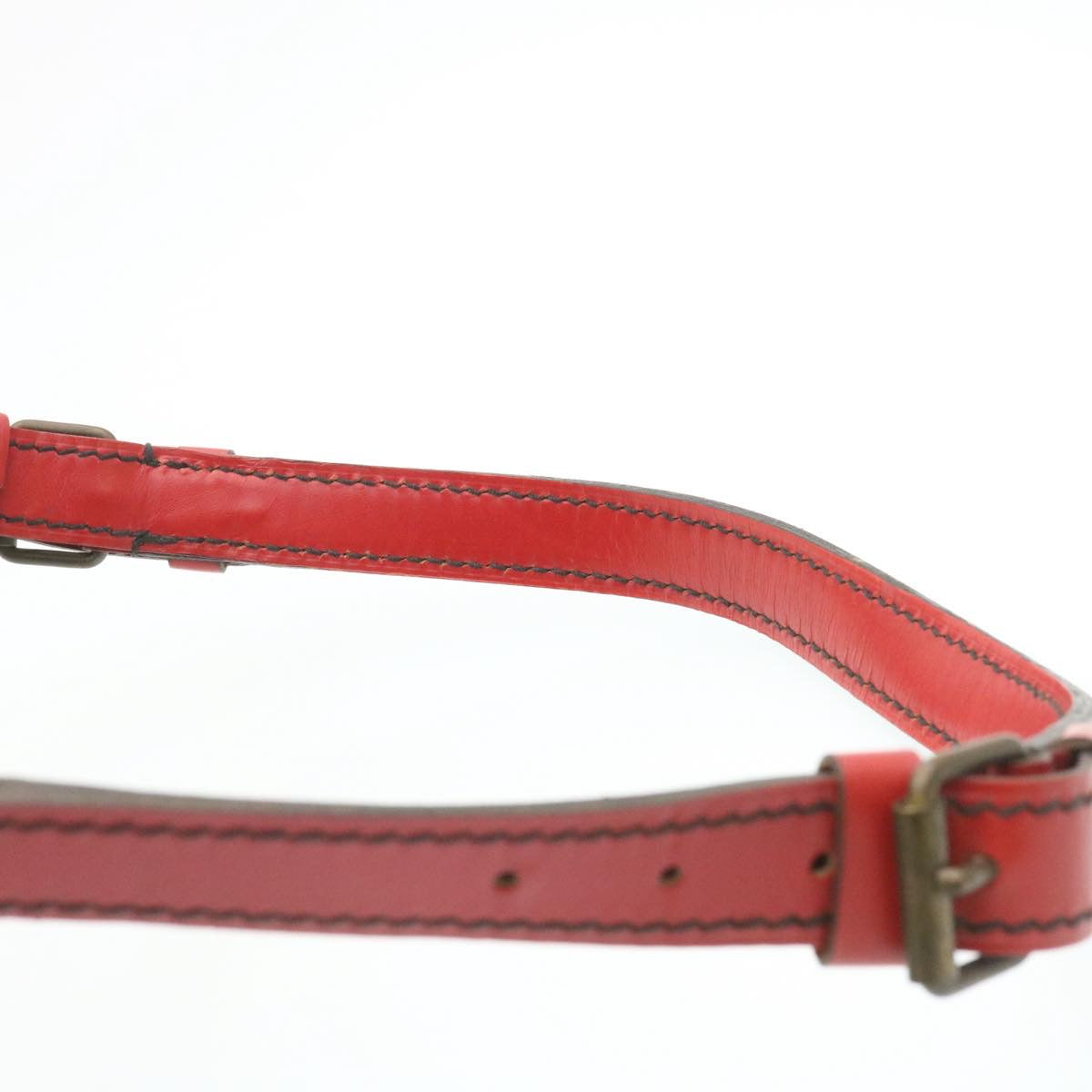 LOUIS VUITTON Epi Noe Shoulder Bag Red M44007 LV ds396