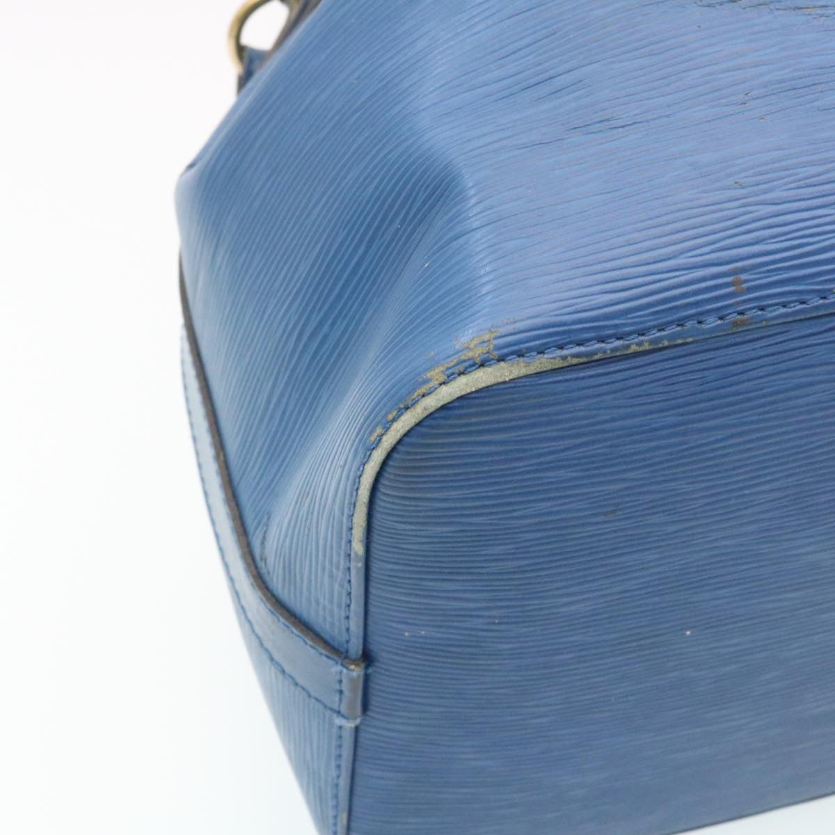 LOUIS VUITTON Epi Petit Noe Shoulder Bag Blue M44105 LV ds423