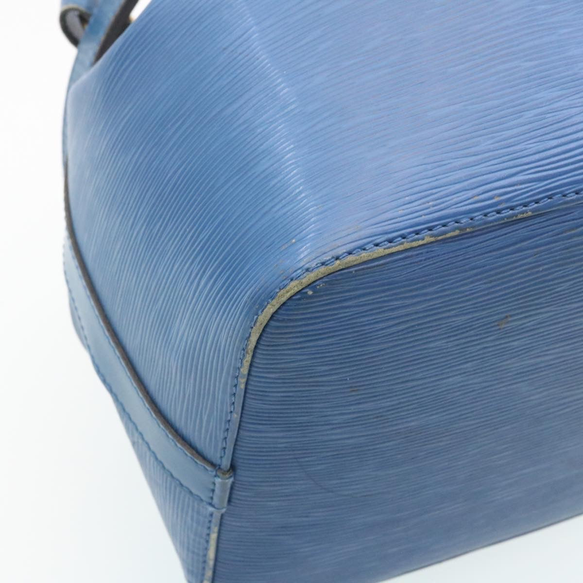 LOUIS VUITTON Epi Petit Noe Shoulder Bag Blue M44105 LV ds423