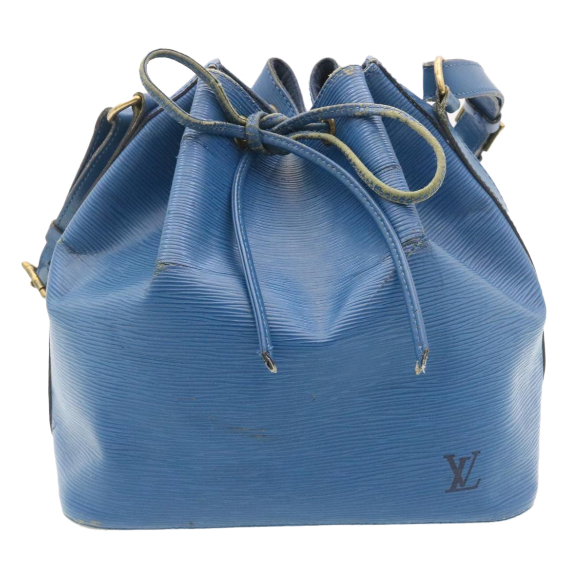 LOUIS VUITTON Epi Petit Noe Shoulder Bag Blue M44105 LV ds423