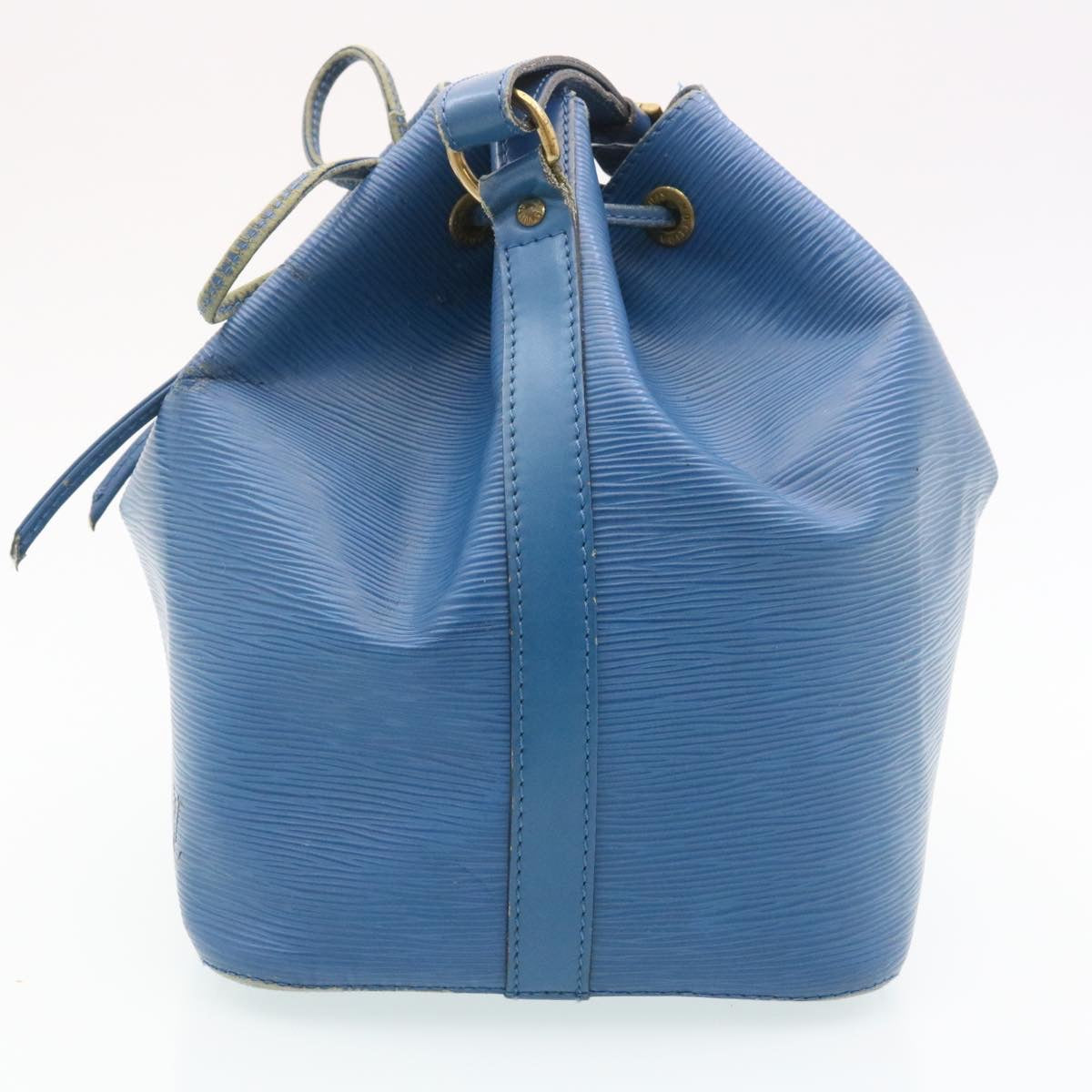 LOUIS VUITTON Epi Petit Noe Shoulder Bag Blue M44105 LV ds423