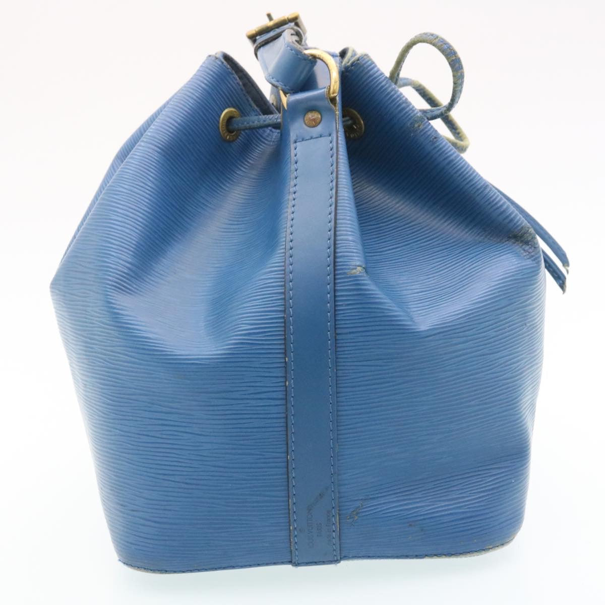 LOUIS VUITTON Epi Petit Noe Shoulder Bag Blue M44105 LV ds423