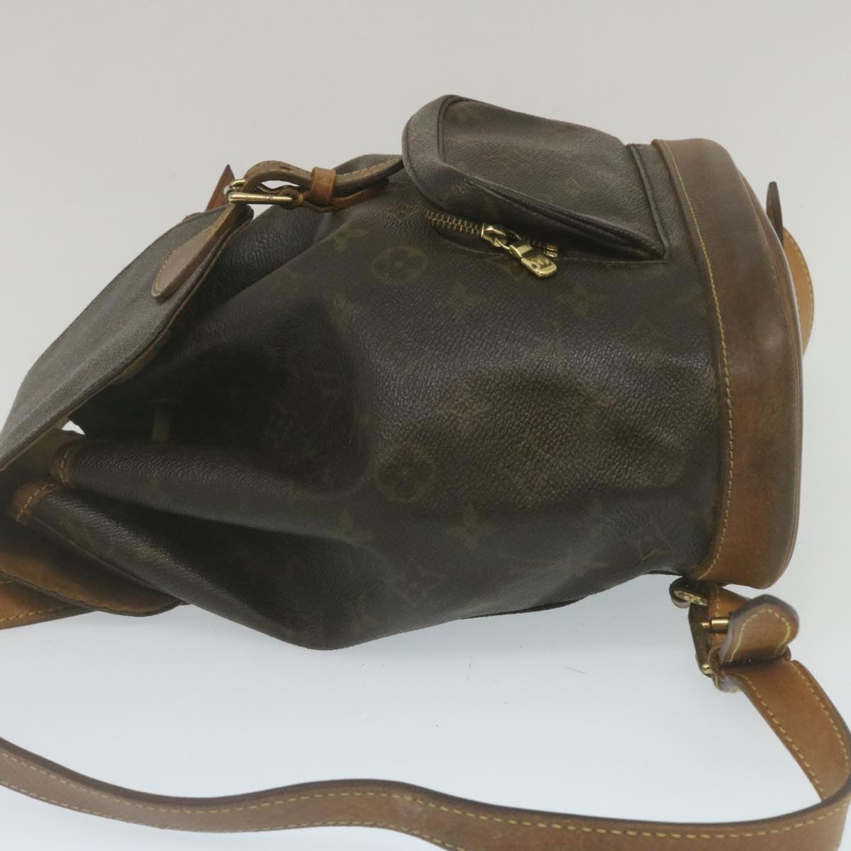 LOUIS VUITTON Monogram Montsouris MM Backpack M51136 LV ds432