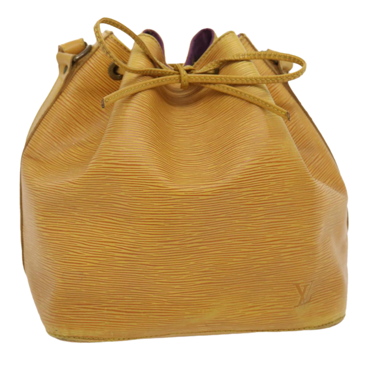 LOUIS VUITTON Epi Petit Noe Shoulder Bag Tassili Yellow M44109 LV ds439
