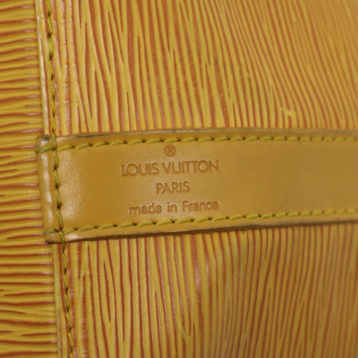 LOUIS VUITTON Epi Petit Noe Shoulder Bag Tassili Yellow M44109 LV ds439