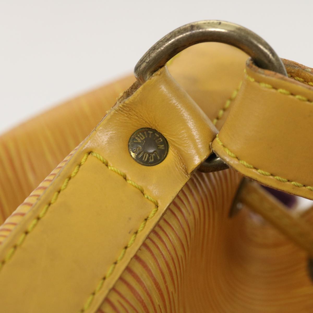 LOUIS VUITTON Epi Petit Noe Shoulder Bag Tassili Yellow M44109 LV ds439