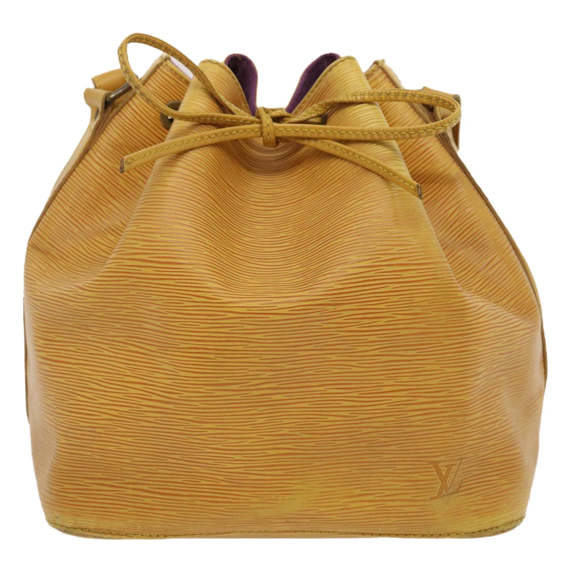 LOUIS VUITTON Epi Petit Noe Shoulder Bag Tassili Yellow M44109 LV ds439