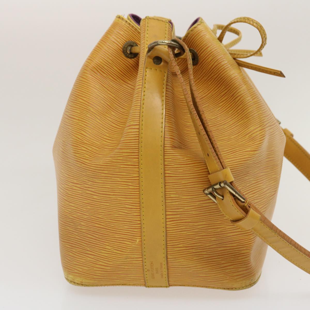 LOUIS VUITTON Epi Petit Noe Shoulder Bag Tassili Yellow M44109 LV ds439