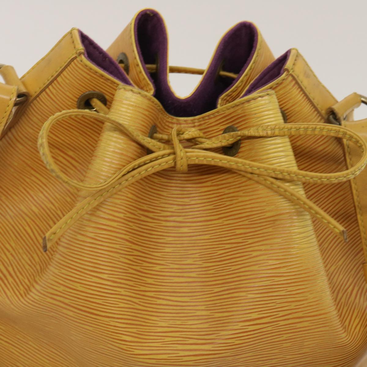 LOUIS VUITTON Epi Petit Noe Shoulder Bag Tassili Yellow M44109 LV ds439