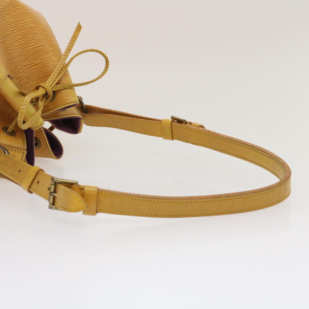 LOUIS VUITTON Epi Petit Noe Shoulder Bag Tassili Yellow M44109 LV ds439
