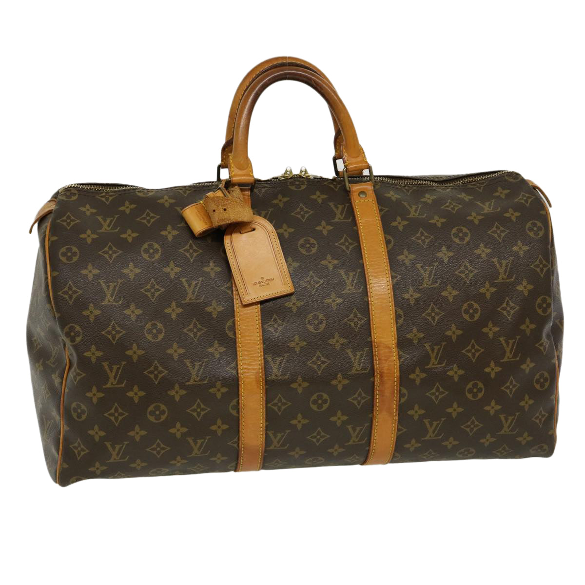 LOUIS VUITTON Monogram Keepall 50 Boston Bag M41426 LV ds484