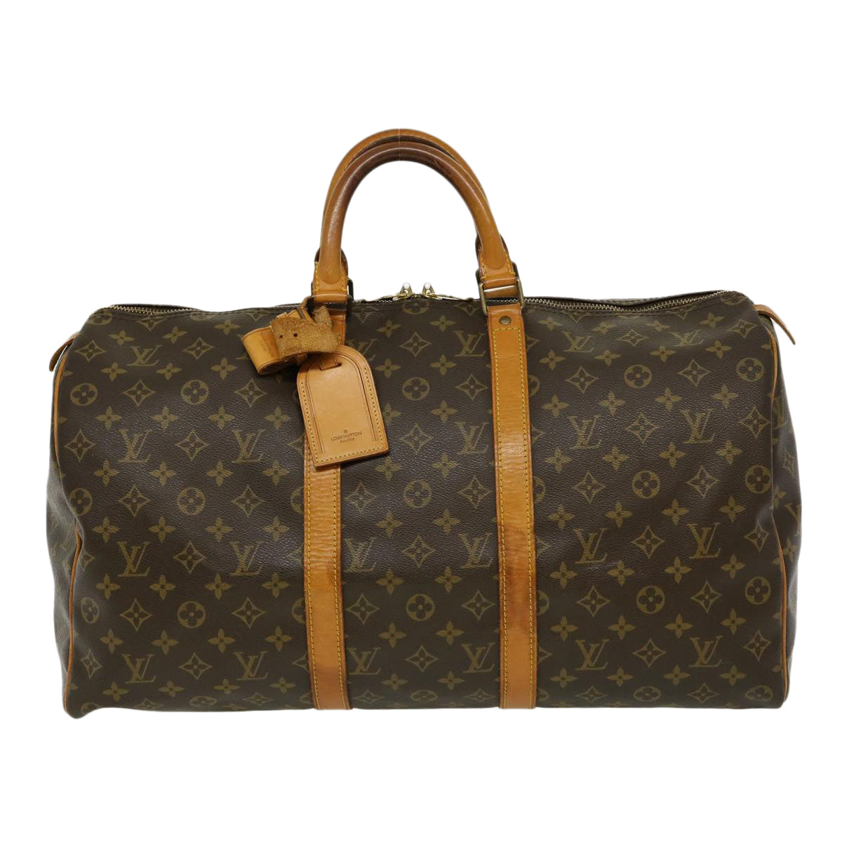 LOUIS VUITTON Monogram Keepall 50 Boston Bag M41426 LV ds484
