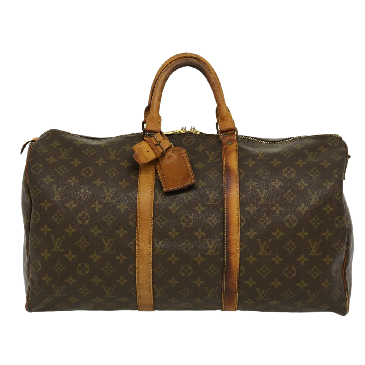 LOUIS VUITTON Monogram Keepall 50 Boston Bag Vintage M41426 LV ds506