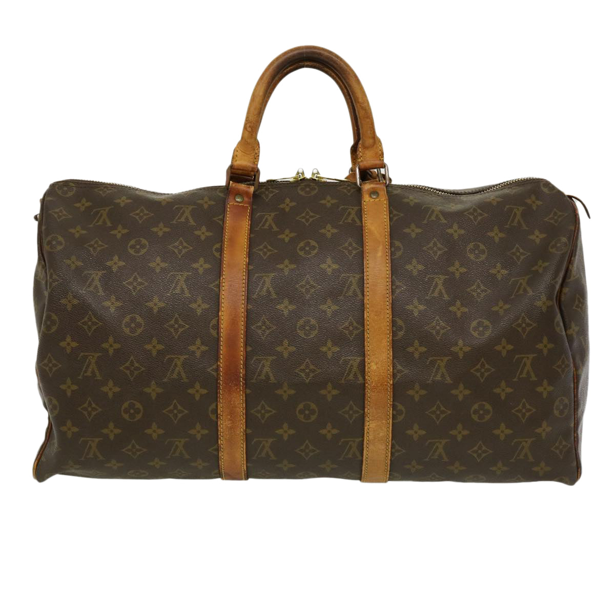 LOUIS VUITTON Monogram Keepall 50 Boston Bag Vintage M41426 LV ds506