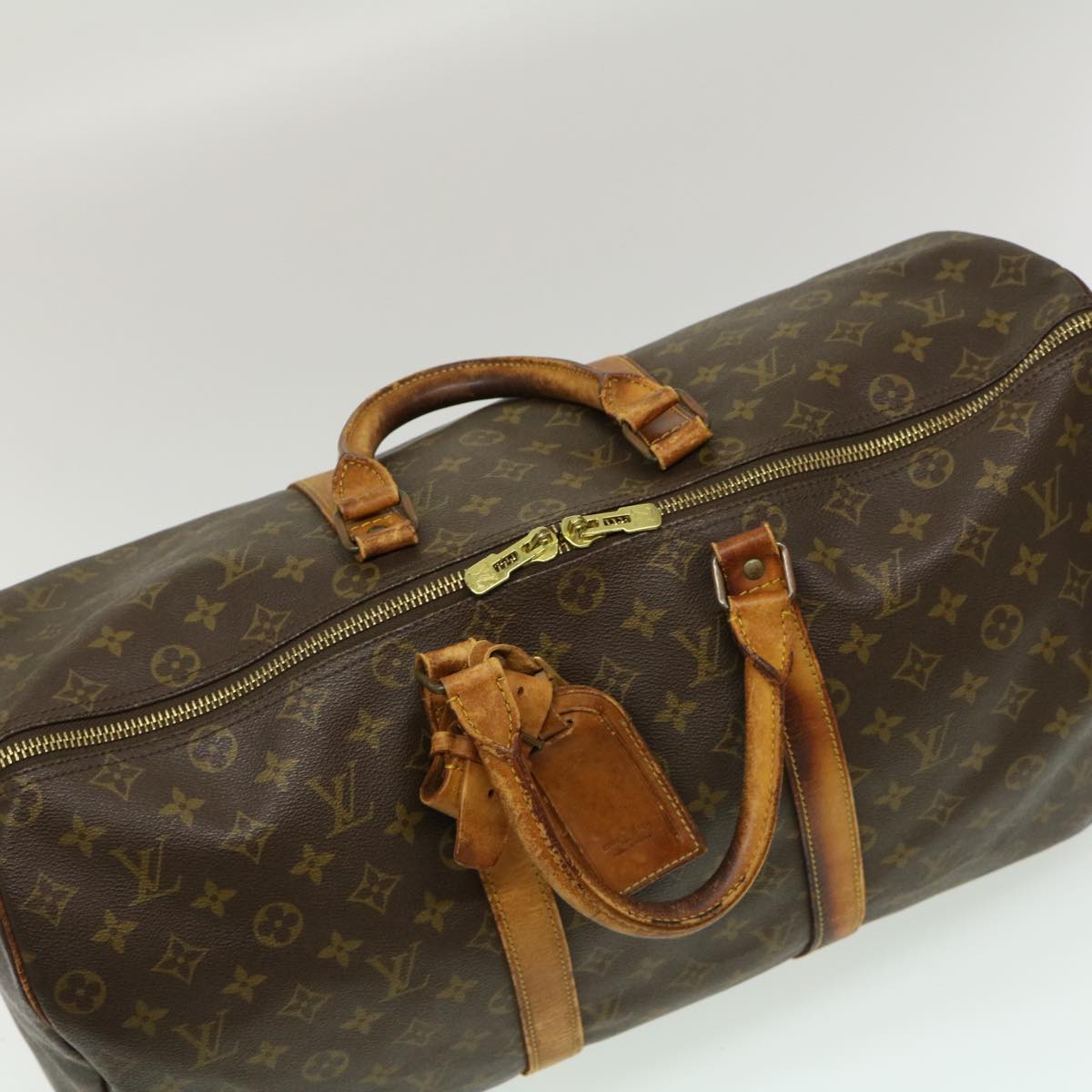 LOUIS VUITTON Monogram Keepall 50 Boston Bag Vintage M41426 LV ds506