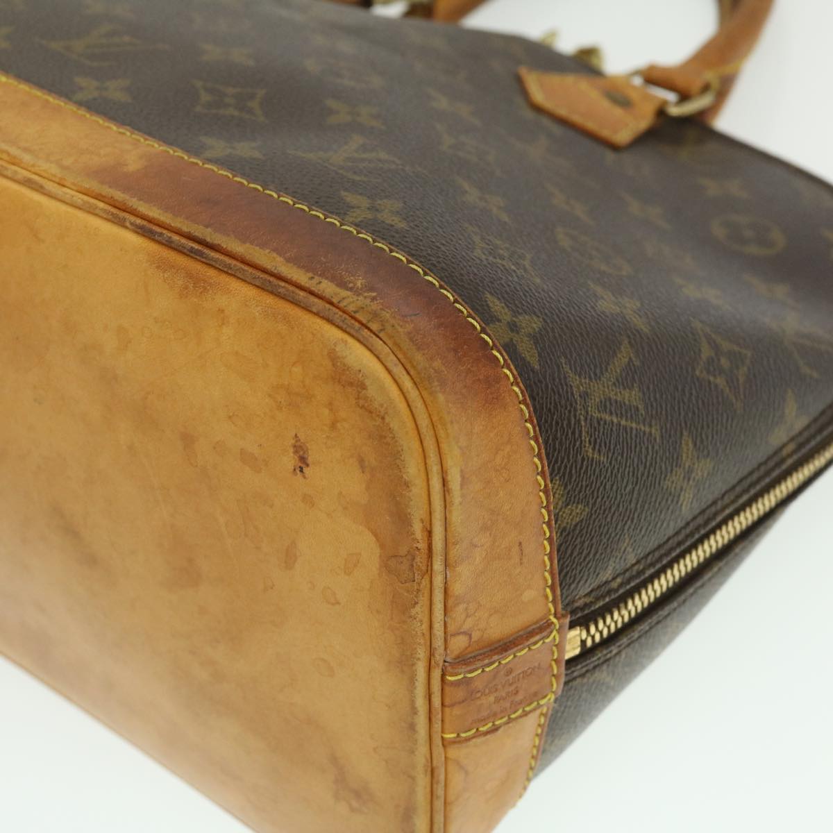LOUIS VUITTON Monogram Alma Hand Bag M51130 LV ds524