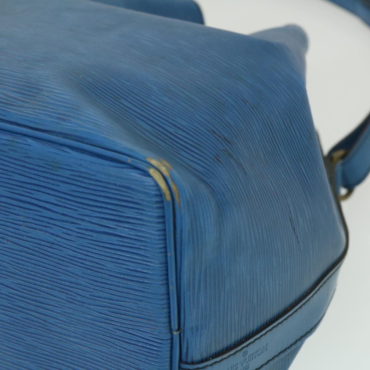 LOUIS VUITTON Epi Petit Noe Shoulder Bag Blue M44105 LV ds528