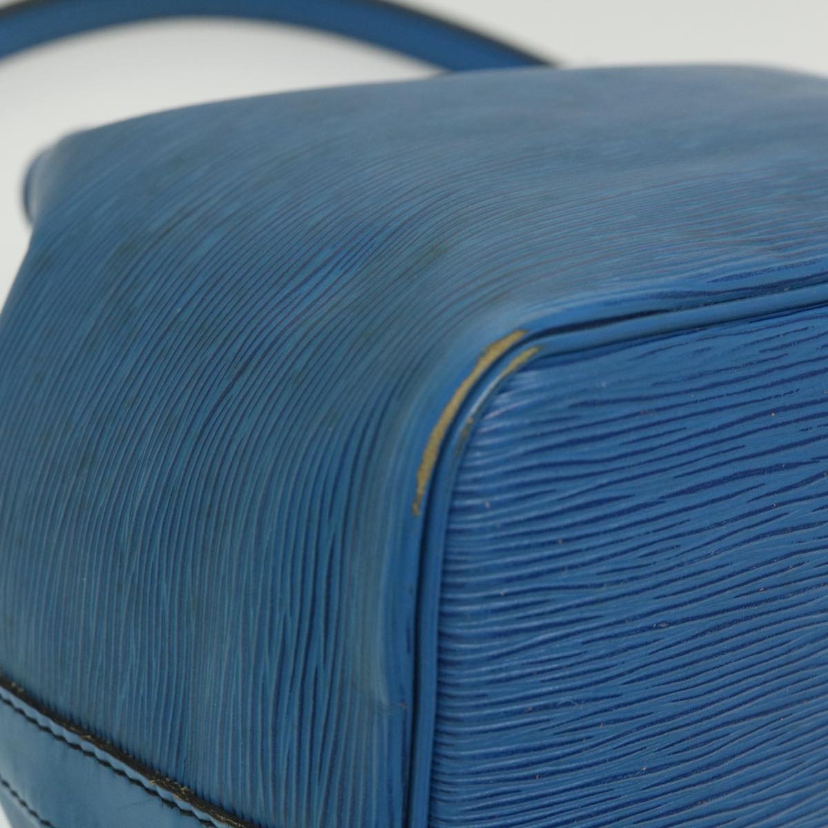 LOUIS VUITTON Epi Petit Noe Shoulder Bag Blue M44105 LV ds528