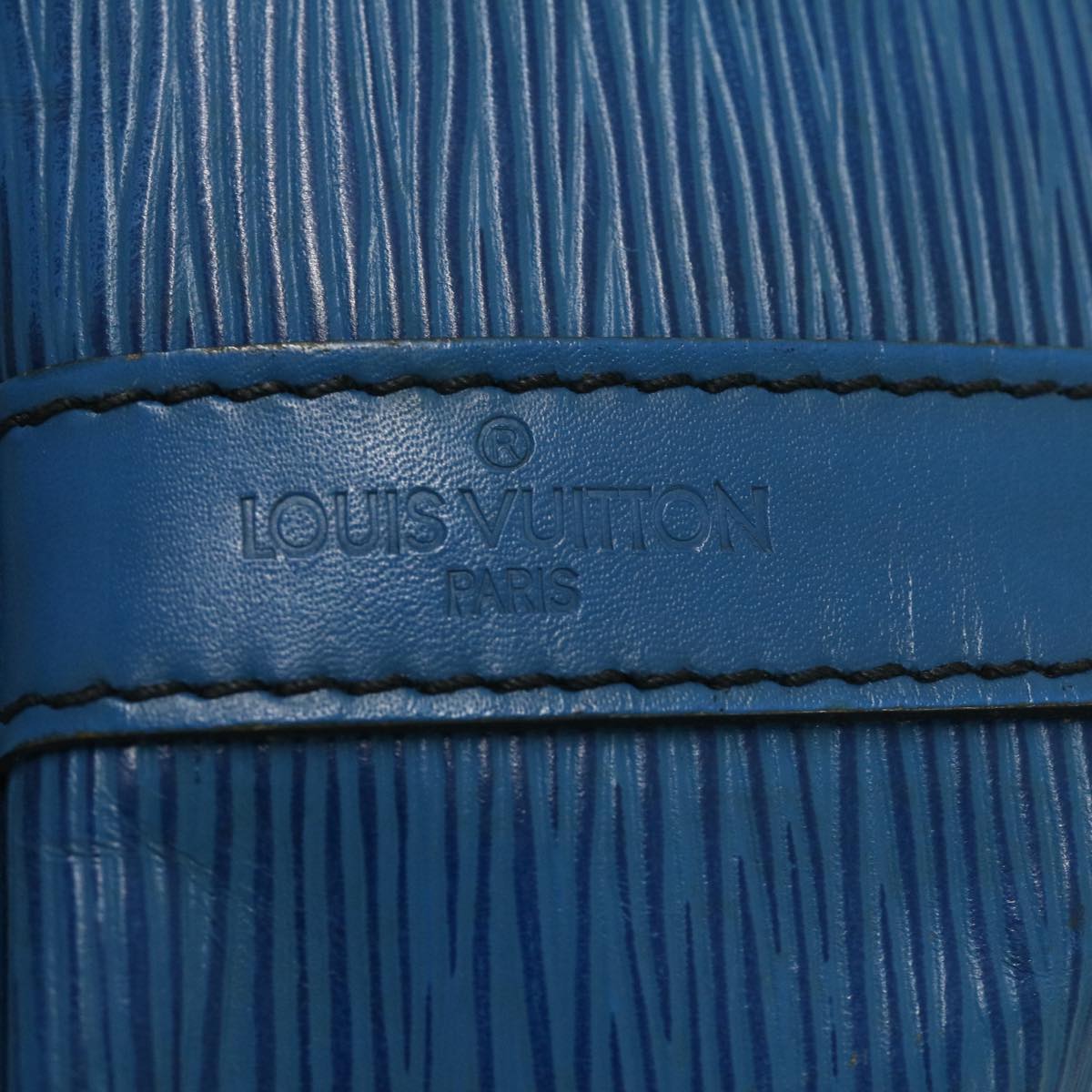 LOUIS VUITTON Epi Petit Noe Shoulder Bag Blue M44105 LV ds528