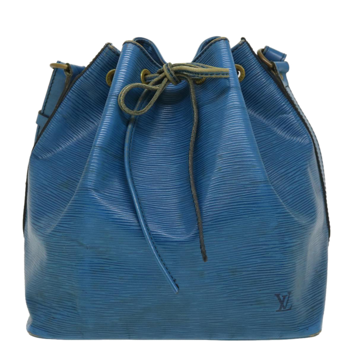 LOUIS VUITTON Epi Petit Noe Shoulder Bag Blue M44105 LV ds528