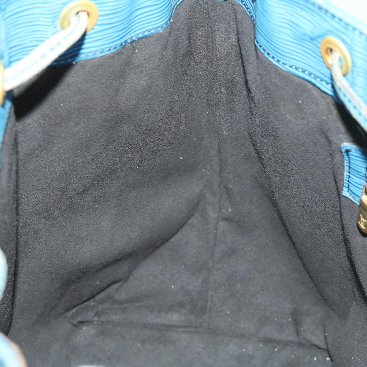 LOUIS VUITTON Epi Petit Noe Shoulder Bag Blue M44105 LV ds528