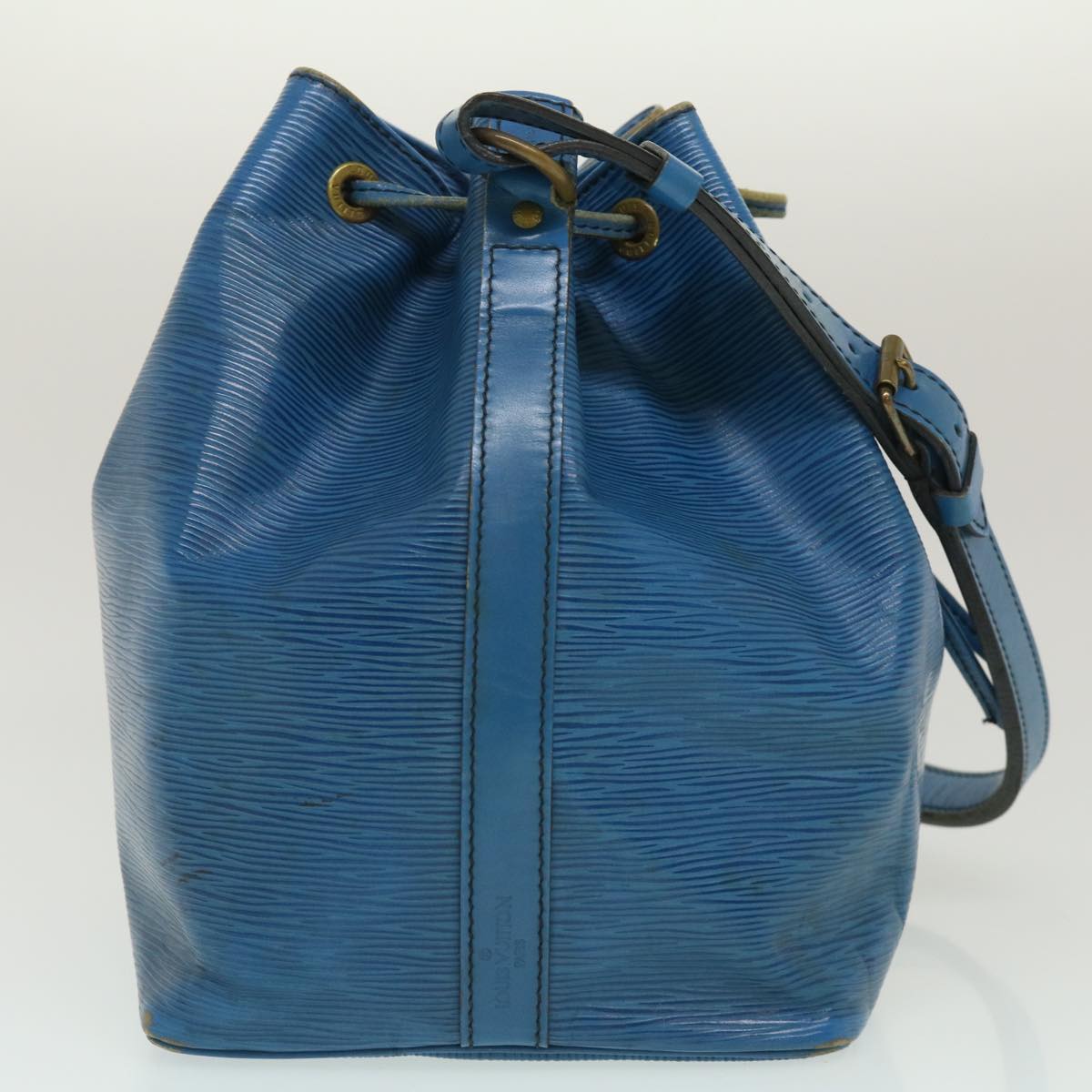 LOUIS VUITTON Epi Petit Noe Shoulder Bag Blue M44105 LV ds528