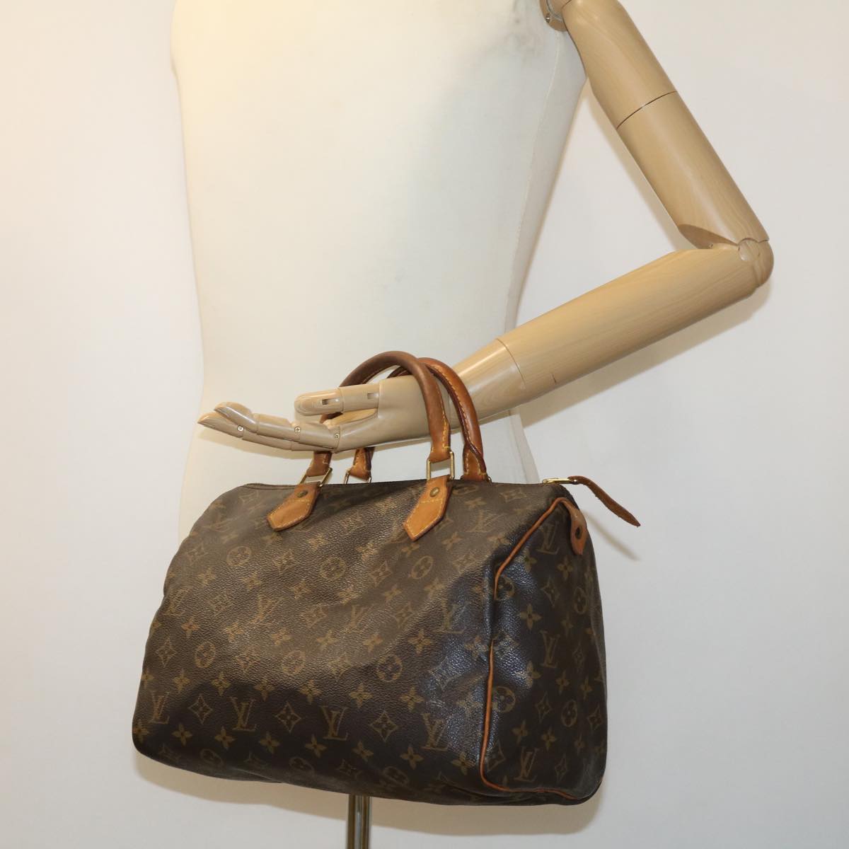 LOUIS VUITTON Monogram Speedy 30 Hand Bag M41526 LV ds534