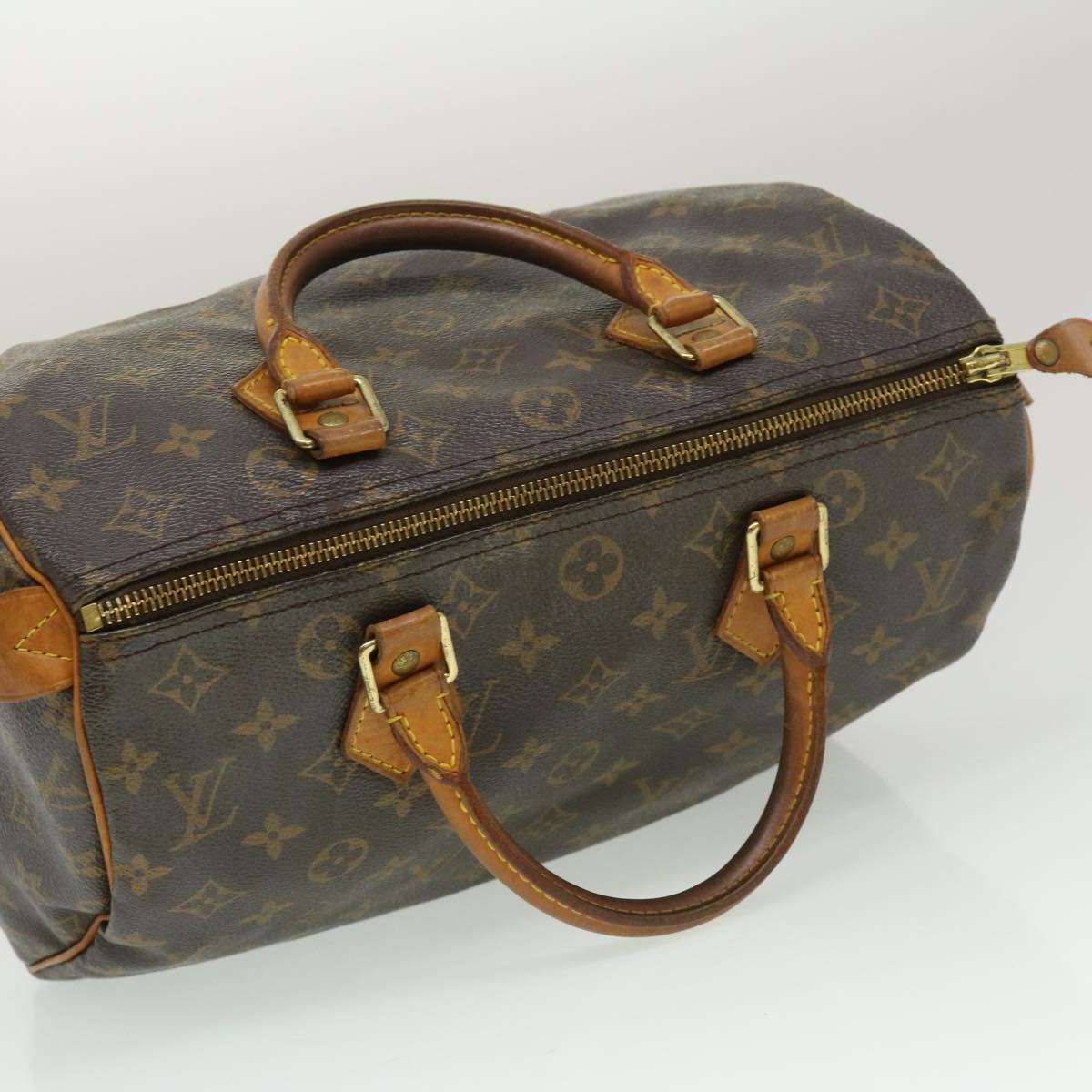 LOUIS VUITTON Monogram Speedy 30 Hand Bag M41526 LV ds534