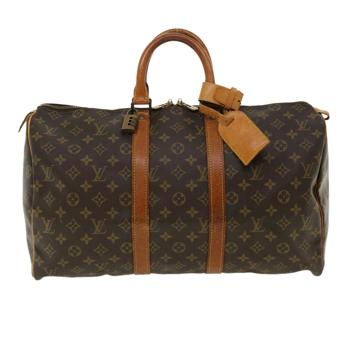 LOUIS VUITTON Monogram Keepall 45 Boston Bag M41428 LV ds563