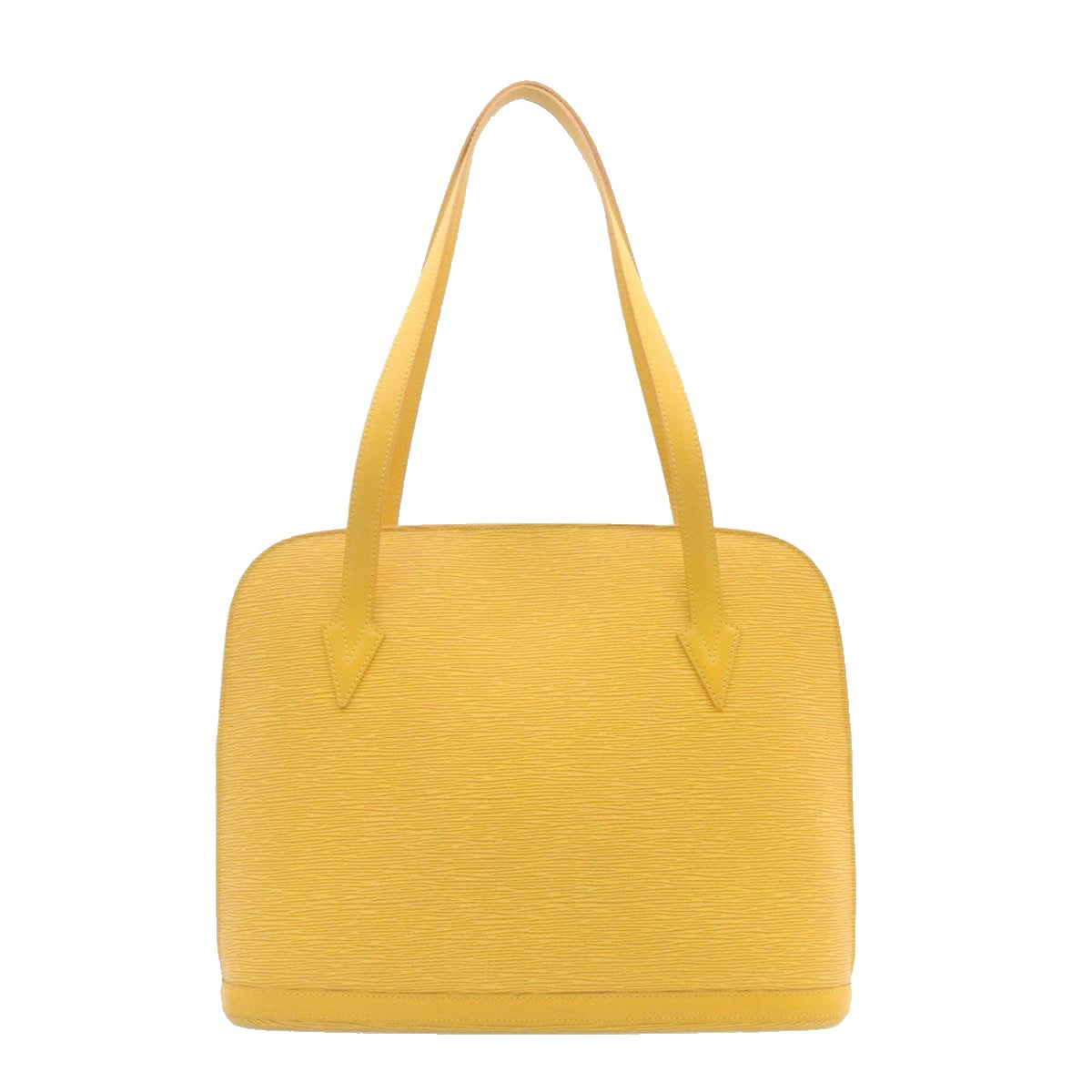 LOUIS VUITTON Epi Lussac Shoulder Bag Yellow M52289 LV dt003