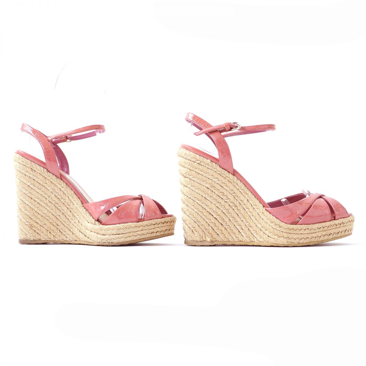 Luxury Gucci Trending 2025 Micro Luxury Gucci Trending 2025ssima Patent Leather Wedge Sandals