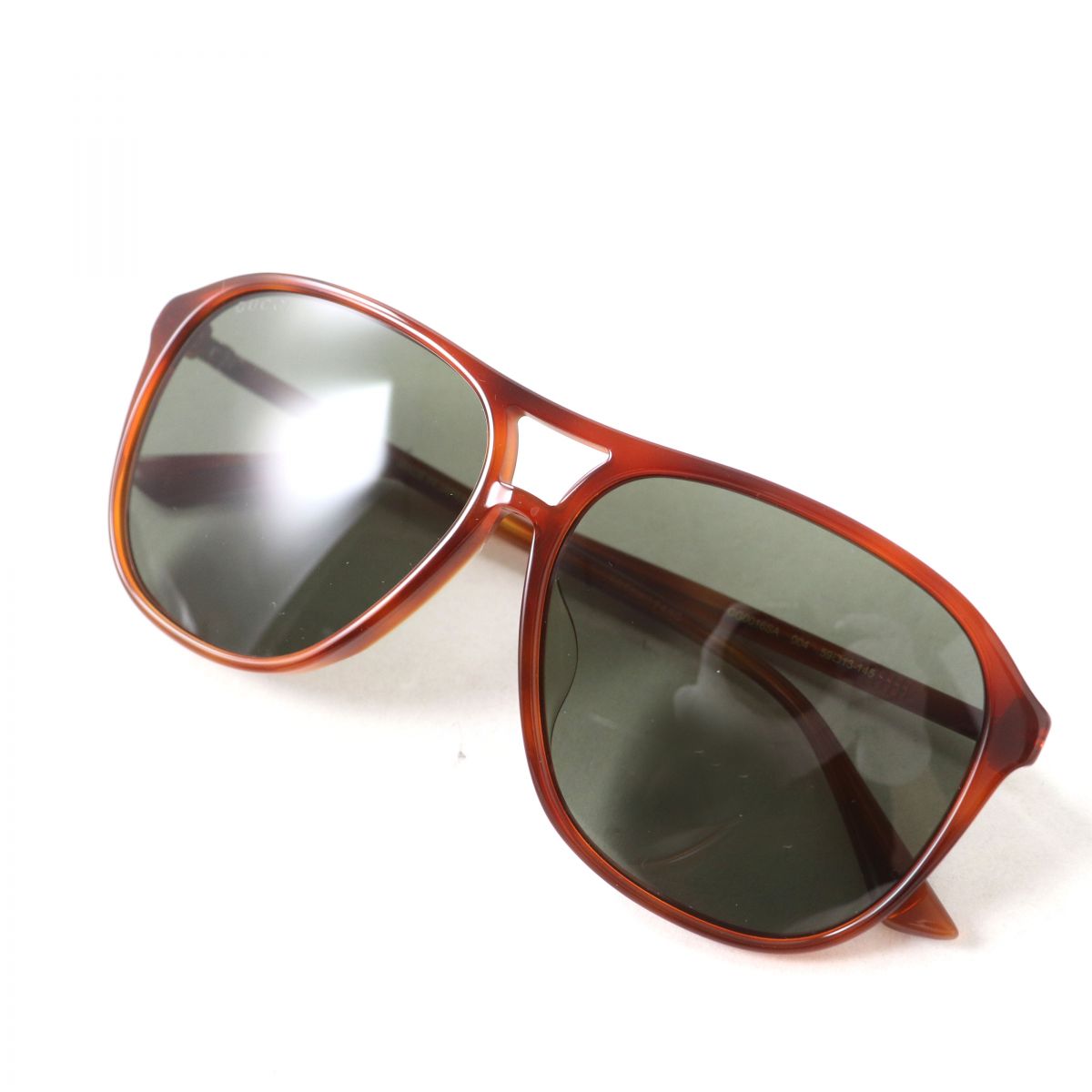 Luxury Gucci Trending 2025 GG0016SA Sherry Line Sunglasses Brown Gold