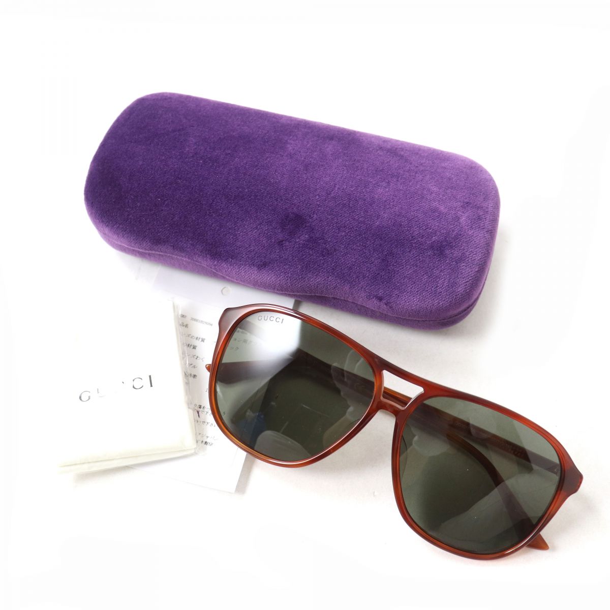 Luxury Gucci Trending 2025 GG0016SA Sherry Line Sunglasses Brown Gold