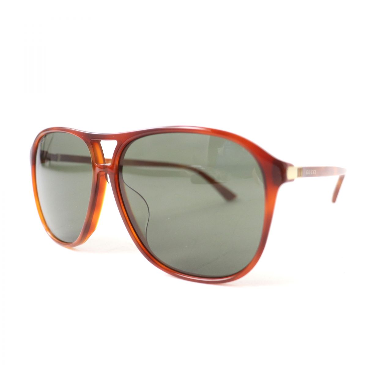 Luxury Gucci Trending 2025 GG0016SA Sherry Line Sunglasses Brown Gold