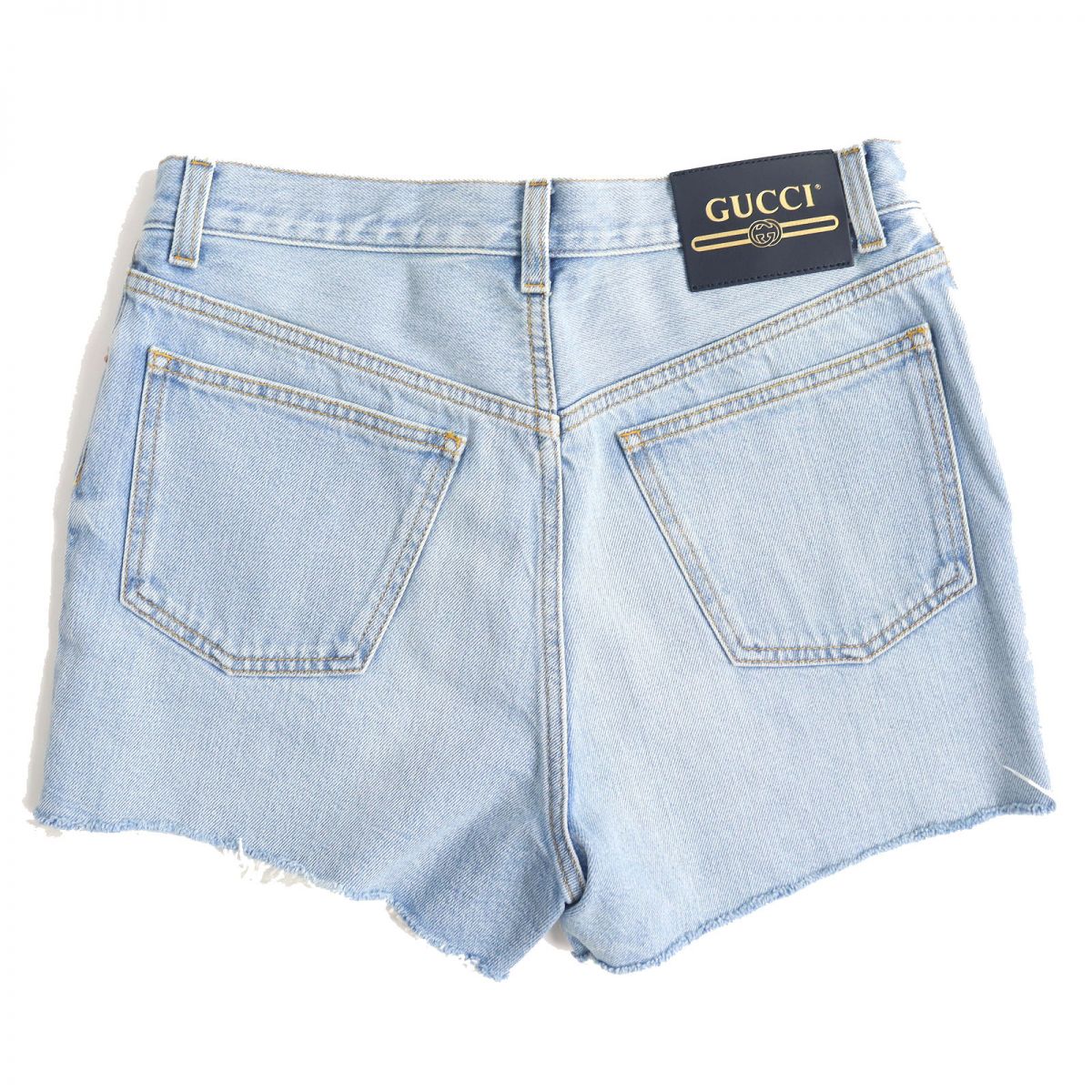 Luxury Gucci Trending 2025 x The North Face Denim Shorts Light Blue