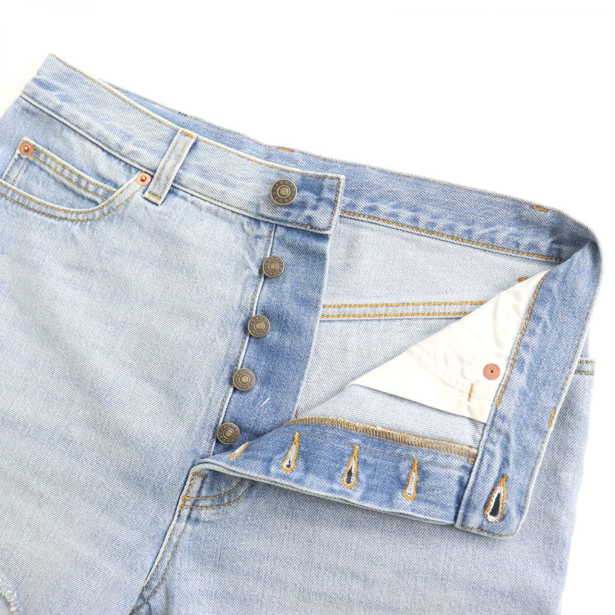 Luxury Gucci Trending 2025 x The North Face Denim Shorts Light Blue