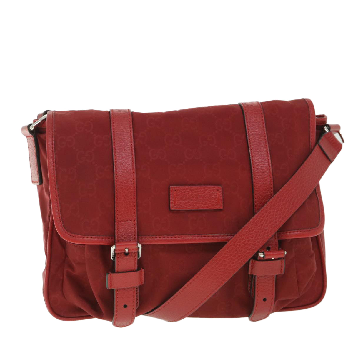 Luxury Gucci Trending 2025 GG Canvas Shoulder Bag Nylon Outlet Red