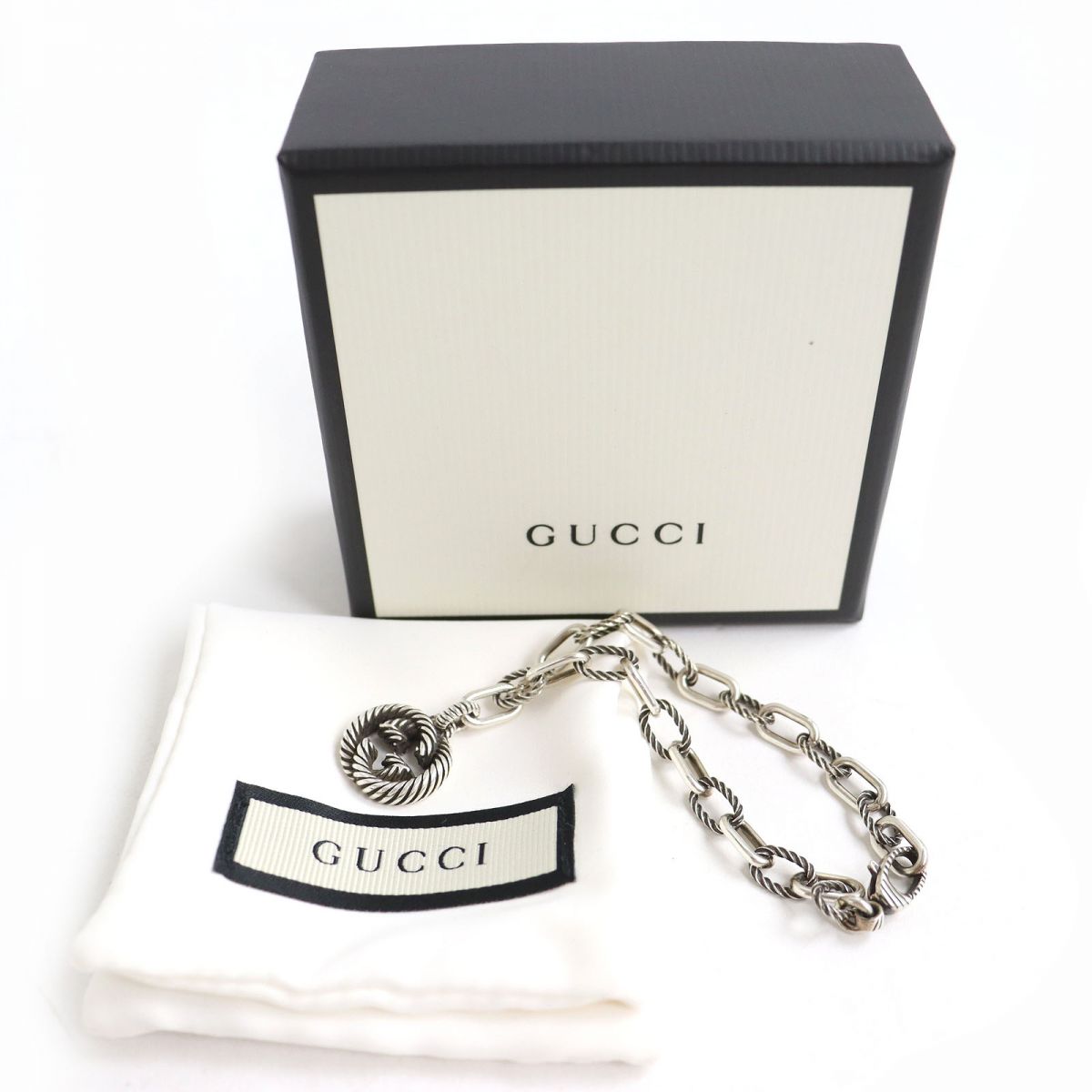 Luxury Gucci Trending 2025 AG925 Silver Bracelet Interlocking G