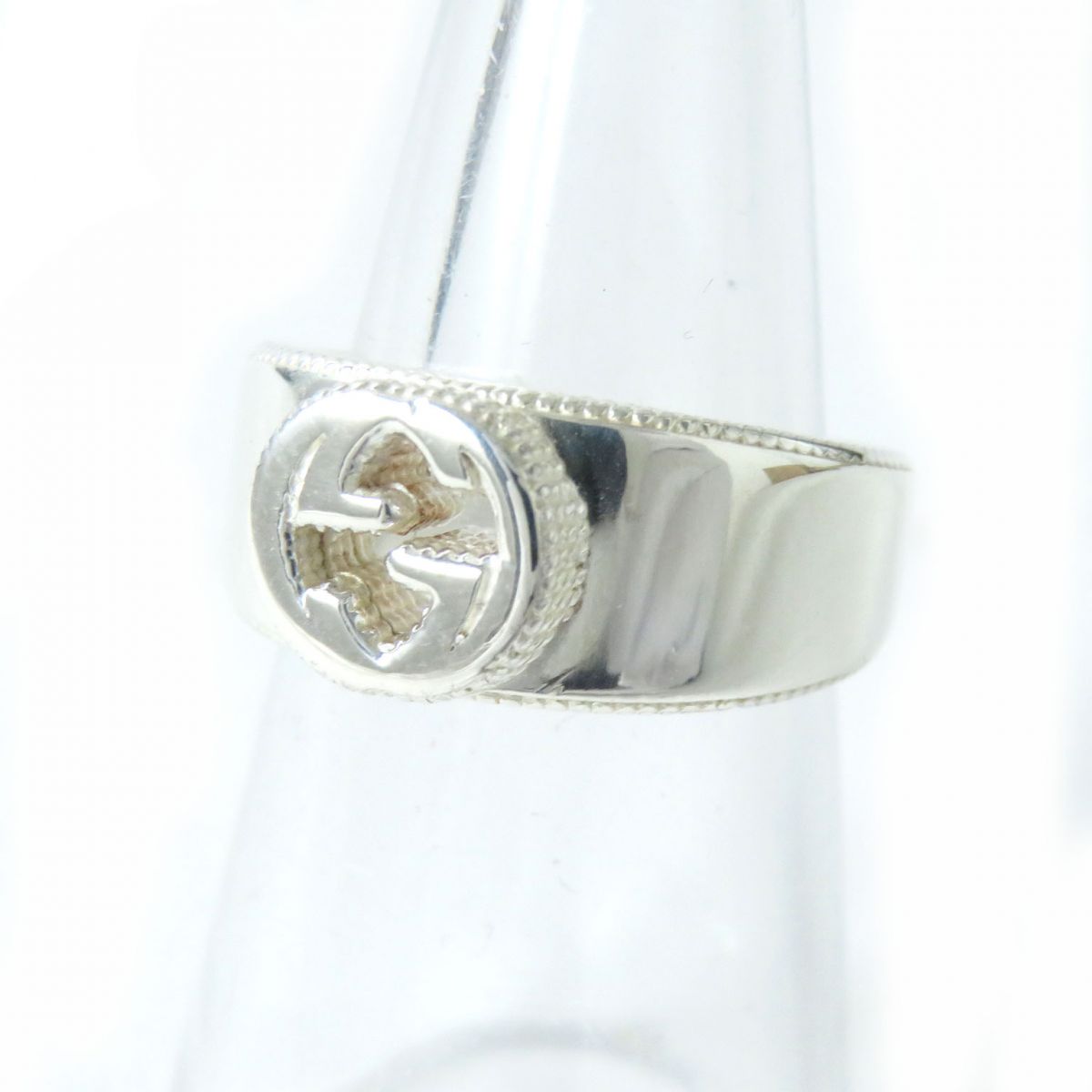 Luxury Gucci Trending 2025 AG925 Silver Ring Interlocking G