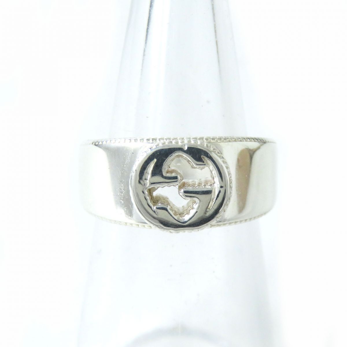 Luxury Gucci Trending 2025 AG925 Silver Ring Interlocking G
