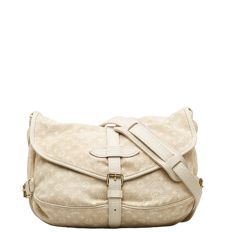 Louis Vuitton Monogram Mini Summour 30  Shoulder Bag M95314 Dune White Canvas Leather  Louis Vuitton