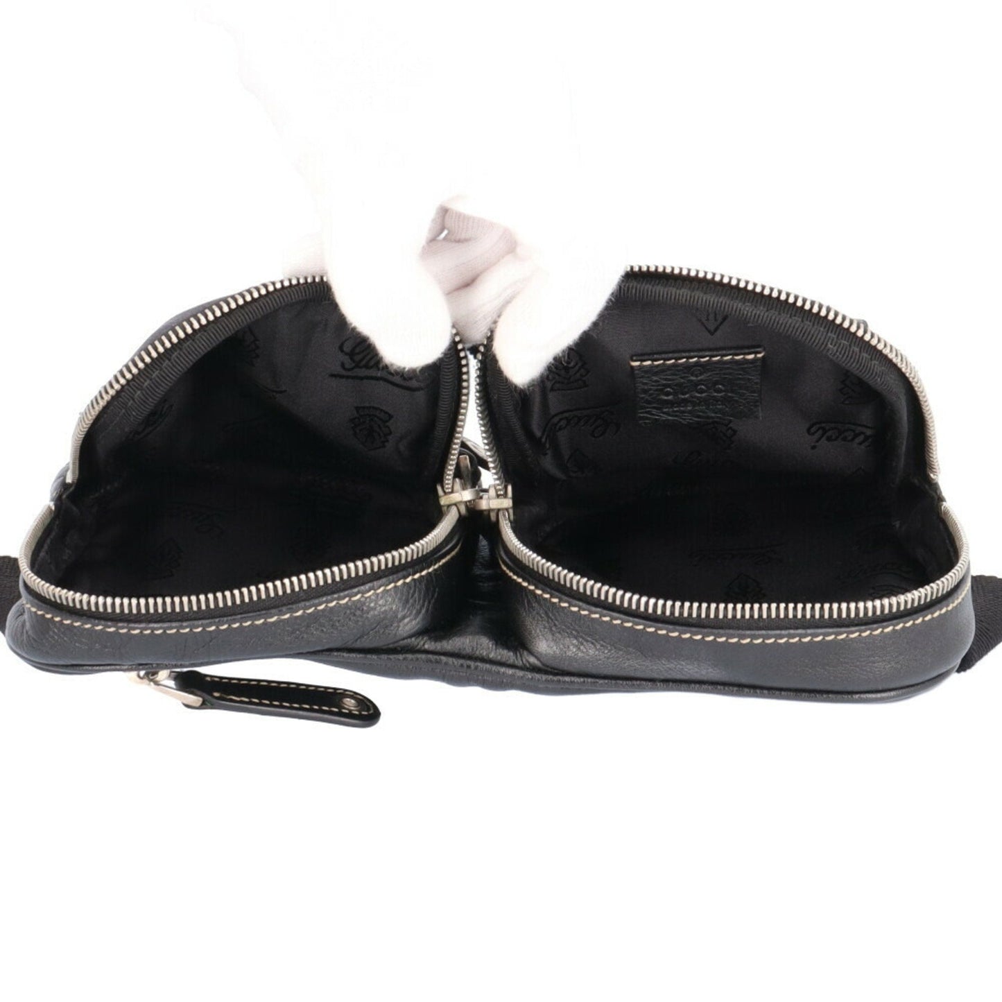 Gucci  Leather Clutch Bag