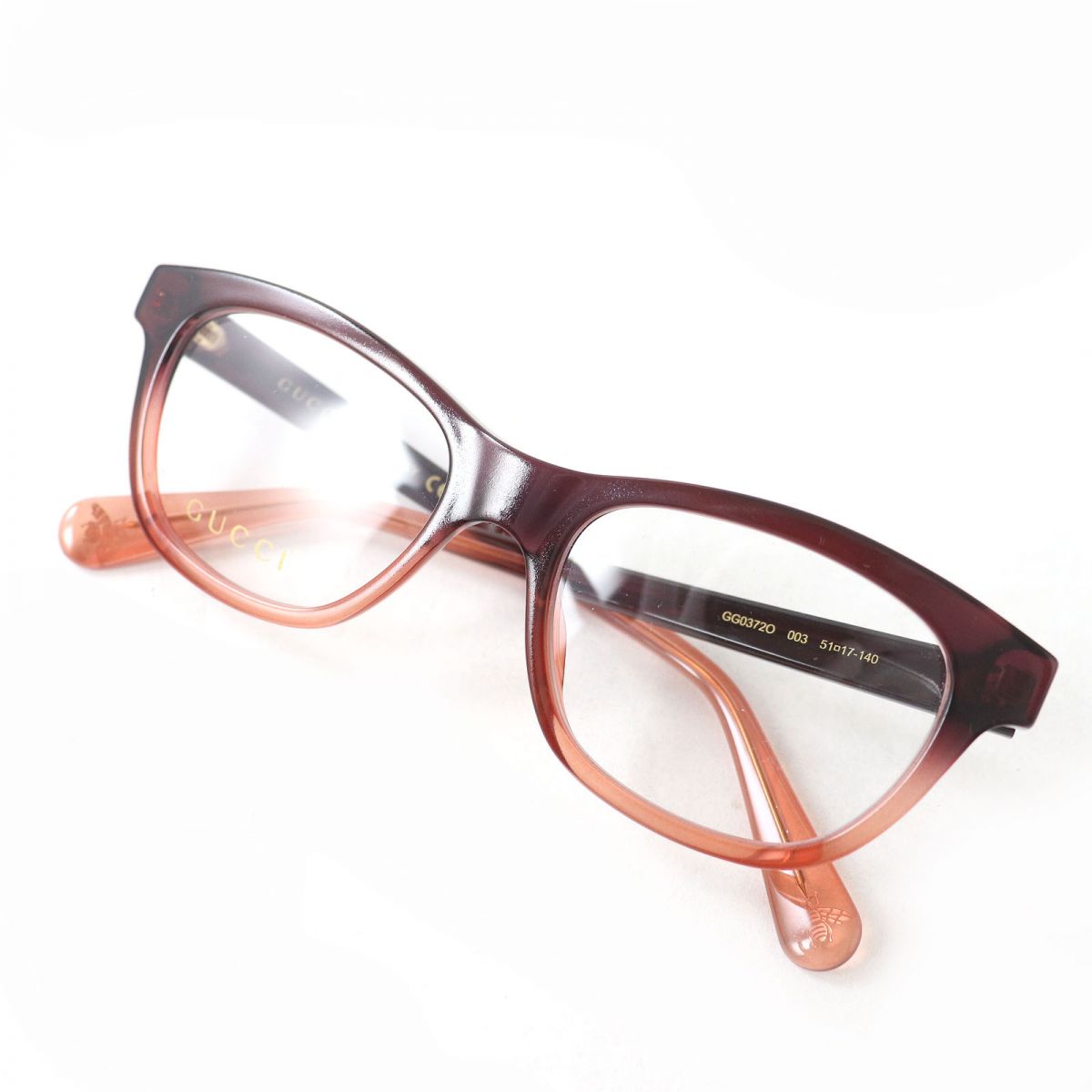 Luxury Gucci Trending 2025 GG03720 Interlocking G Bee Eyeglasses