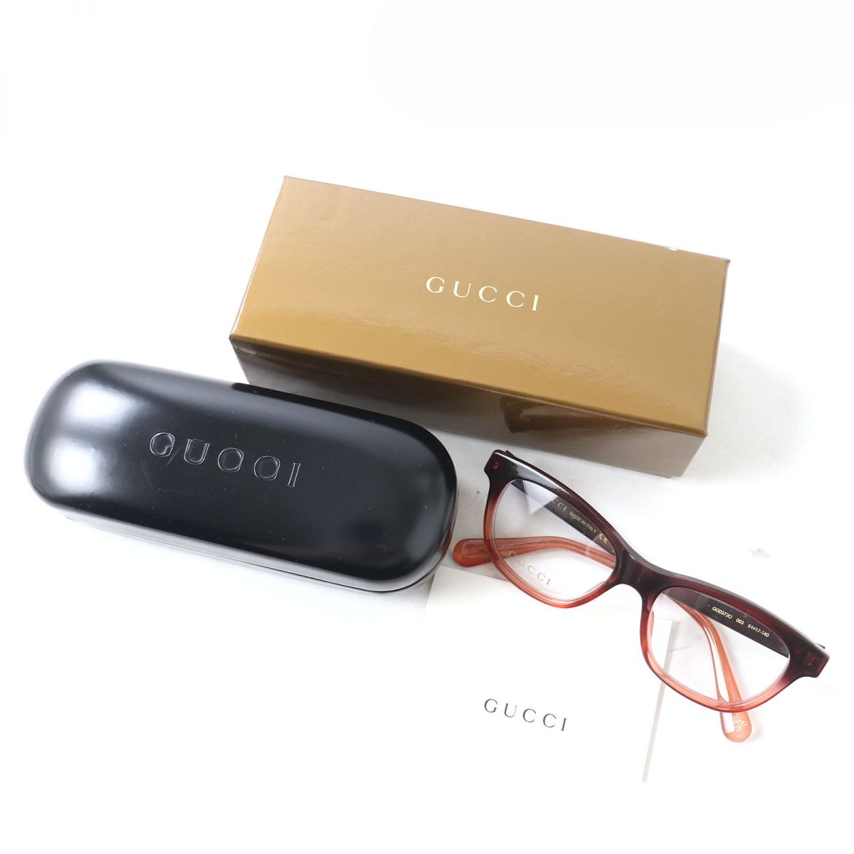 Luxury Gucci Trending 2025 GG03720 Interlocking G Bee Eyeglasses