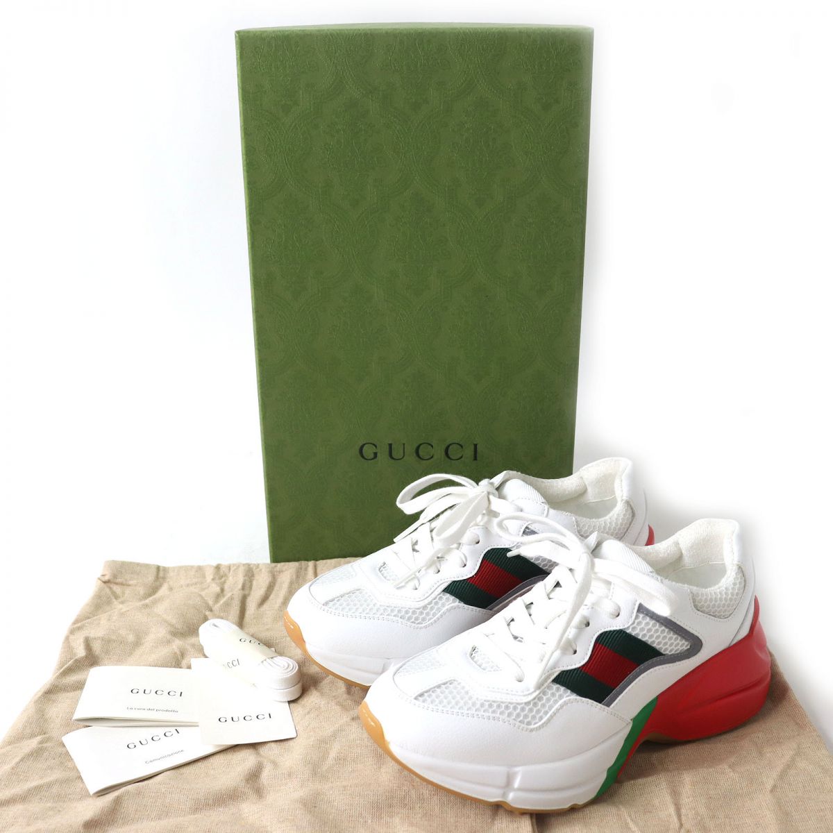 Luxury Gucci Trending 2025 Lighton Epilogue Leather Sneakers
