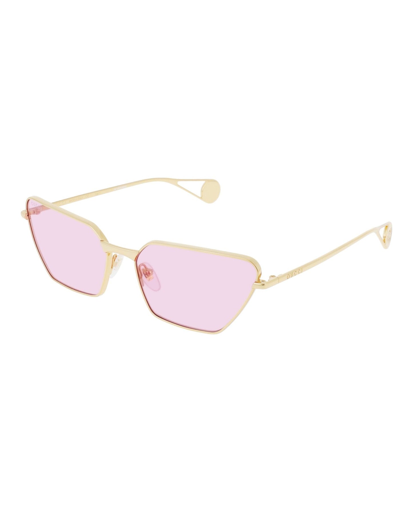 Gucci Cat Eye-Frame Metal Sunglasses
